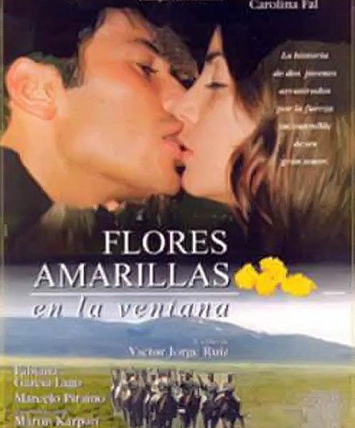 Flores amarillas en la ventana